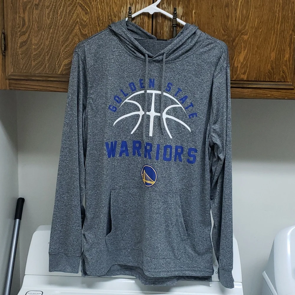 Golden Warriors Long Sleeve Hooded Shirt (S) - Picture 1 of 7